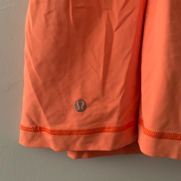 Orange Lululemon Workout Tank - Picture 6 of 8